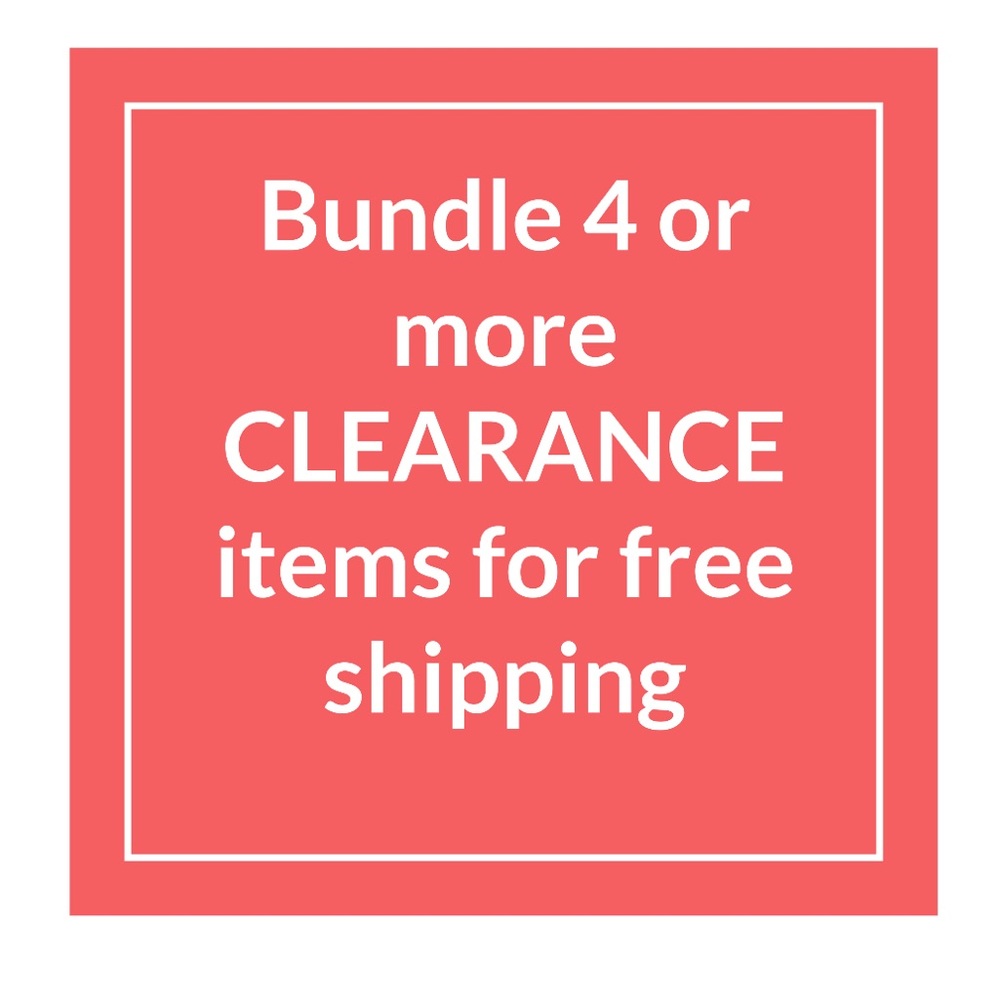 CLEARANCE SALE